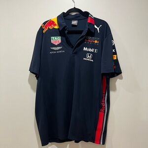 Puma Men's Navy RedBull Racing Polo Shirt